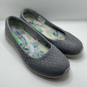 Skechers Flat Ballet Air-Cooled Memory Foam Slip On Shoes Women's Size 6.5 US